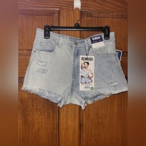 Rewash denim high waisted shorts